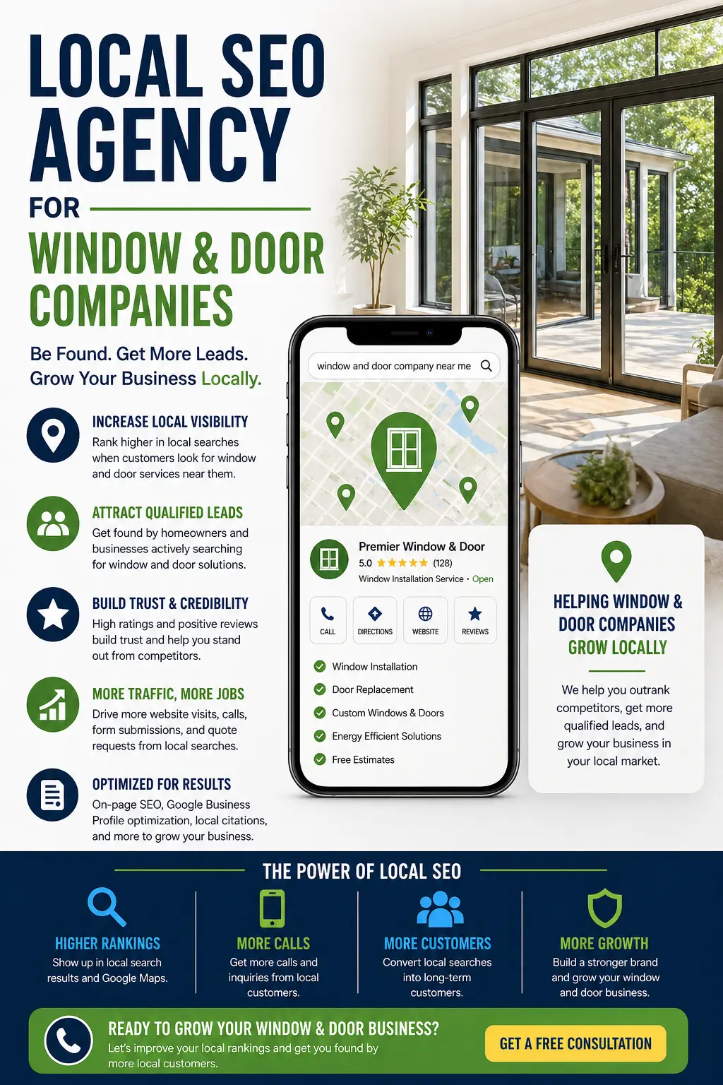 Local SEO Agency for Window and Door Companies