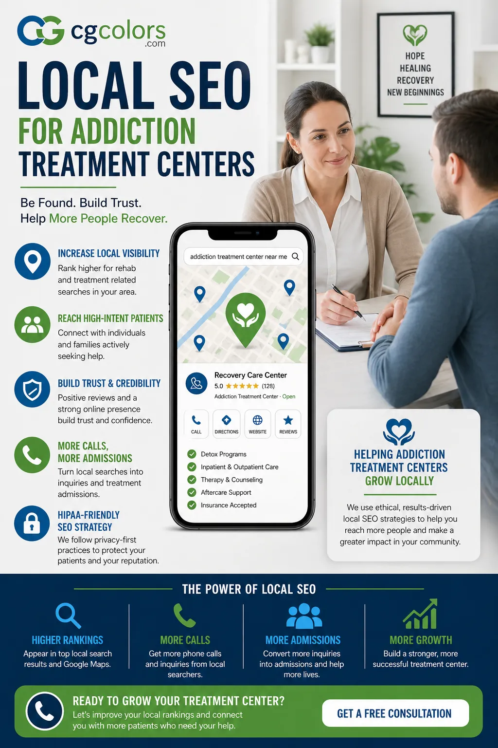 Local SEO for Addiction Treatment Centers