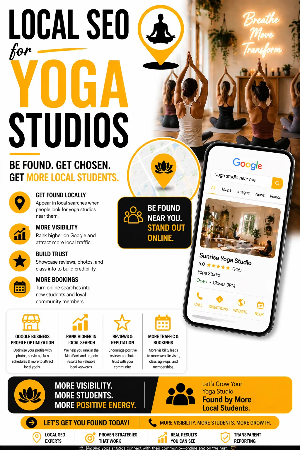 Local SEO for Yoga Studios