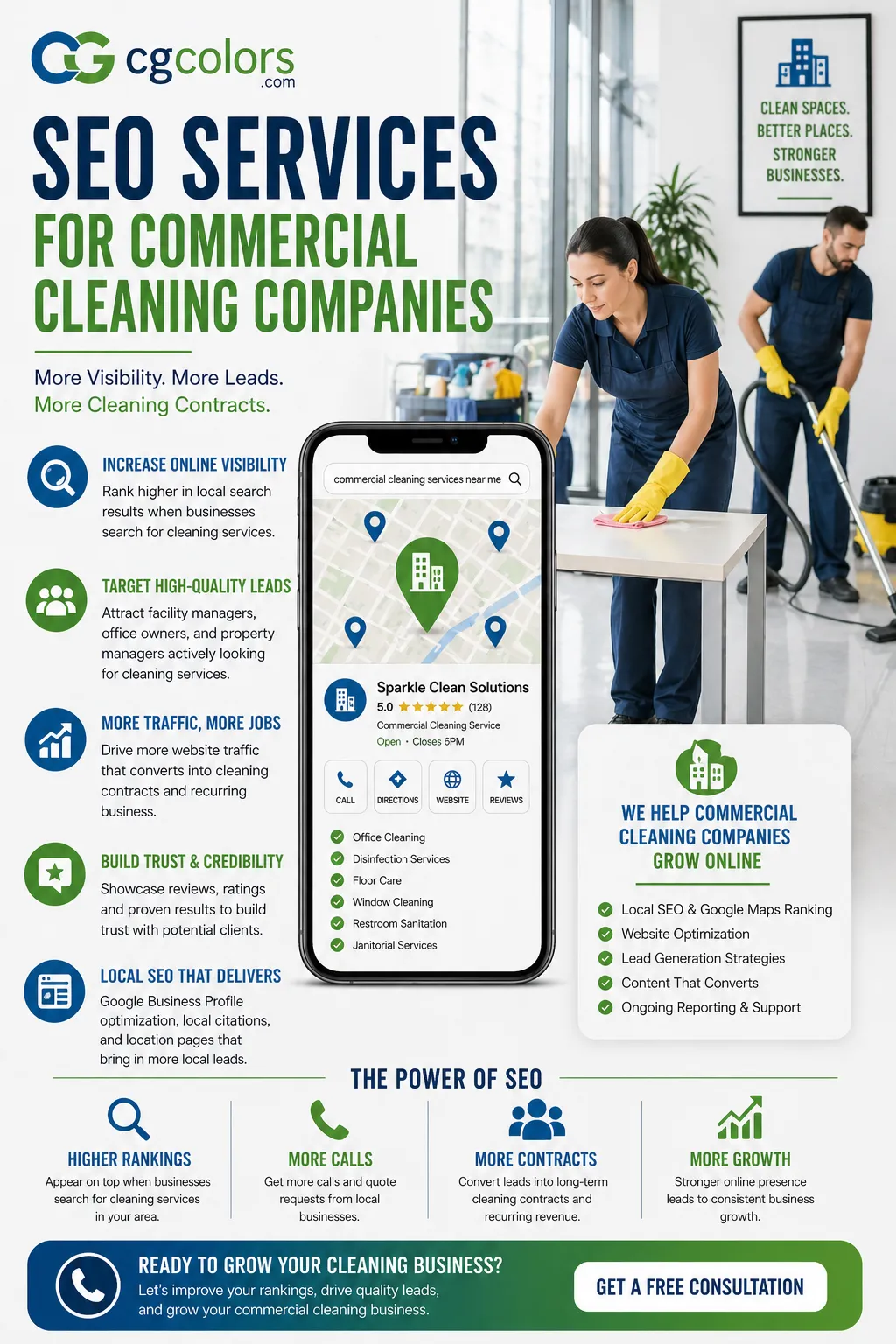 SEO Services for Commercial Cleaning Companies