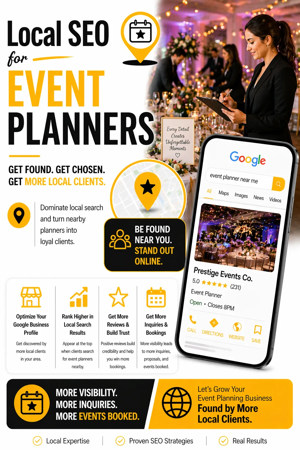 Local SEO for Event Planners